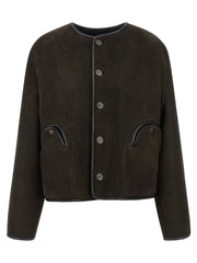 Blazé Milano Black Lamb Leather Shell Jacket - 2
