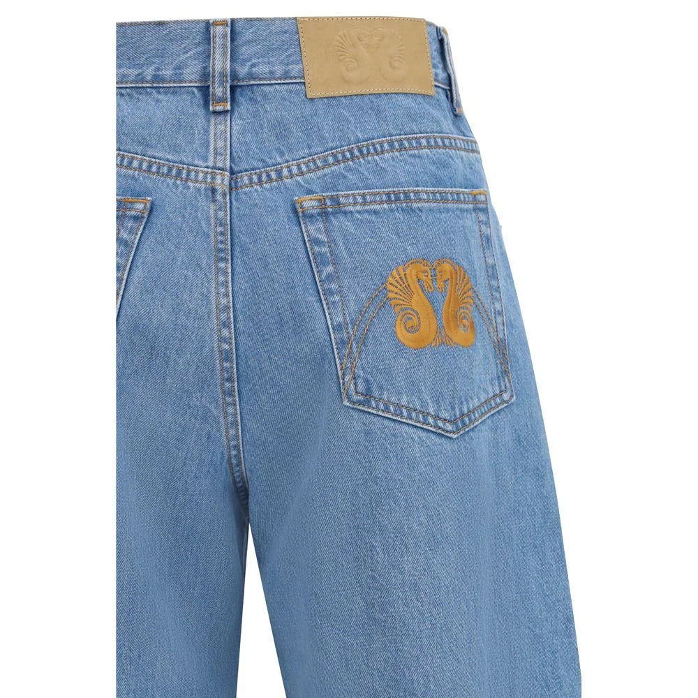 Blazé Milano Blue Cotton Jeans Denim - III/L