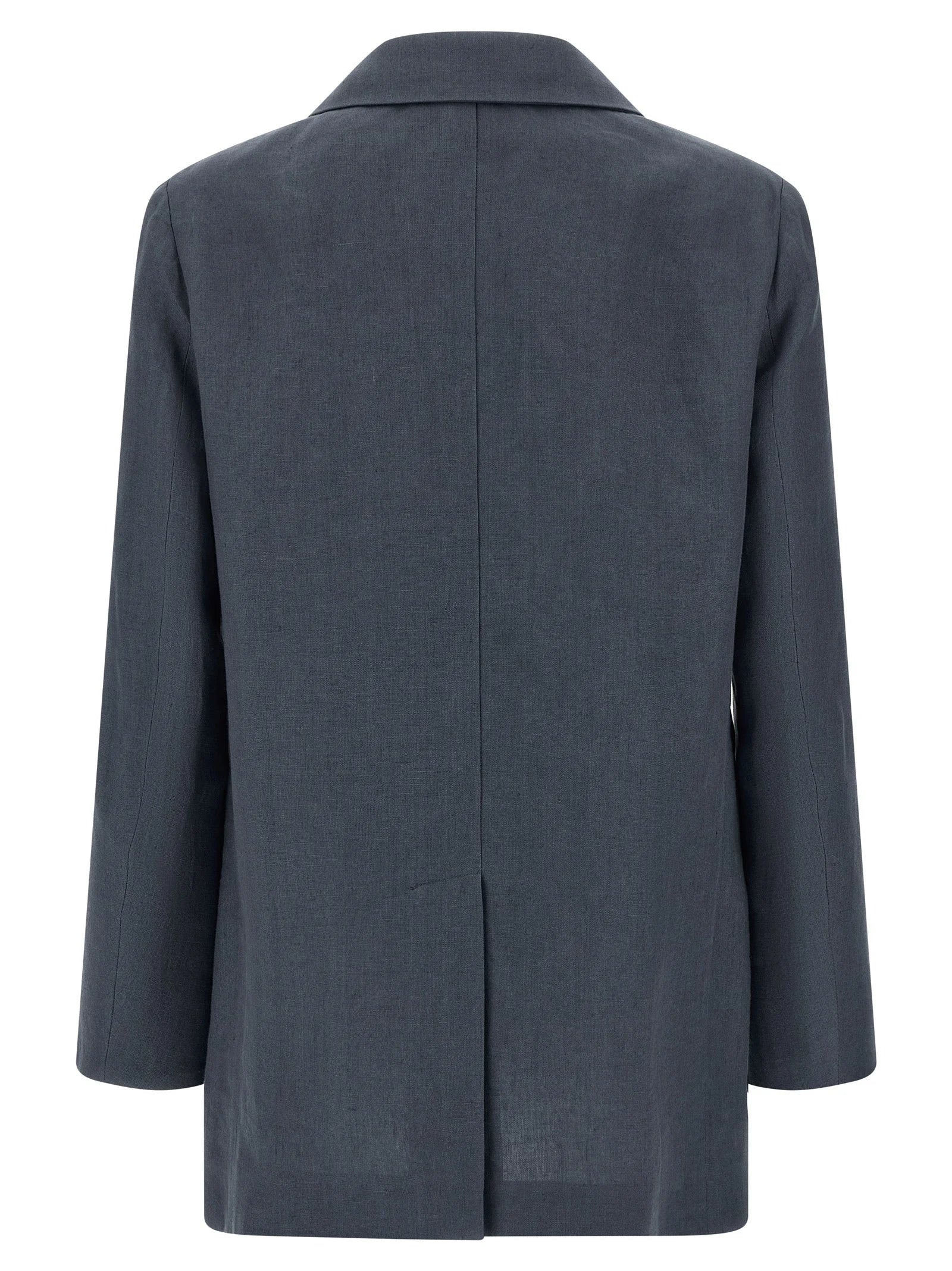Blazé Milano Blue Linen Blazer - 3