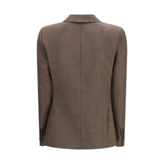 Blazé Milano Brown Fleece Wool Blazer - III/L