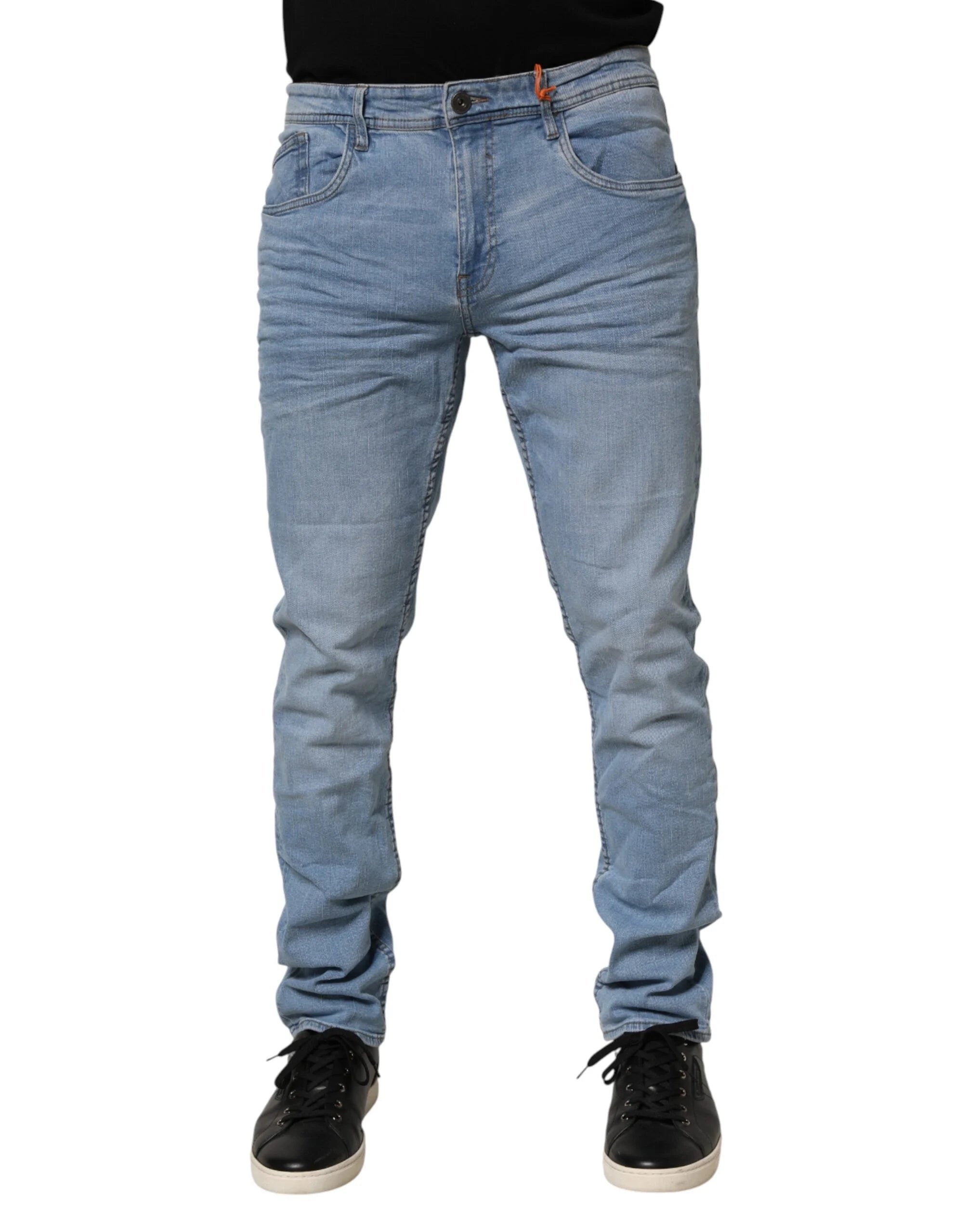 Blend Light Blue Twister Low Waist Slim Fit Men Denim Jeans - Jeans