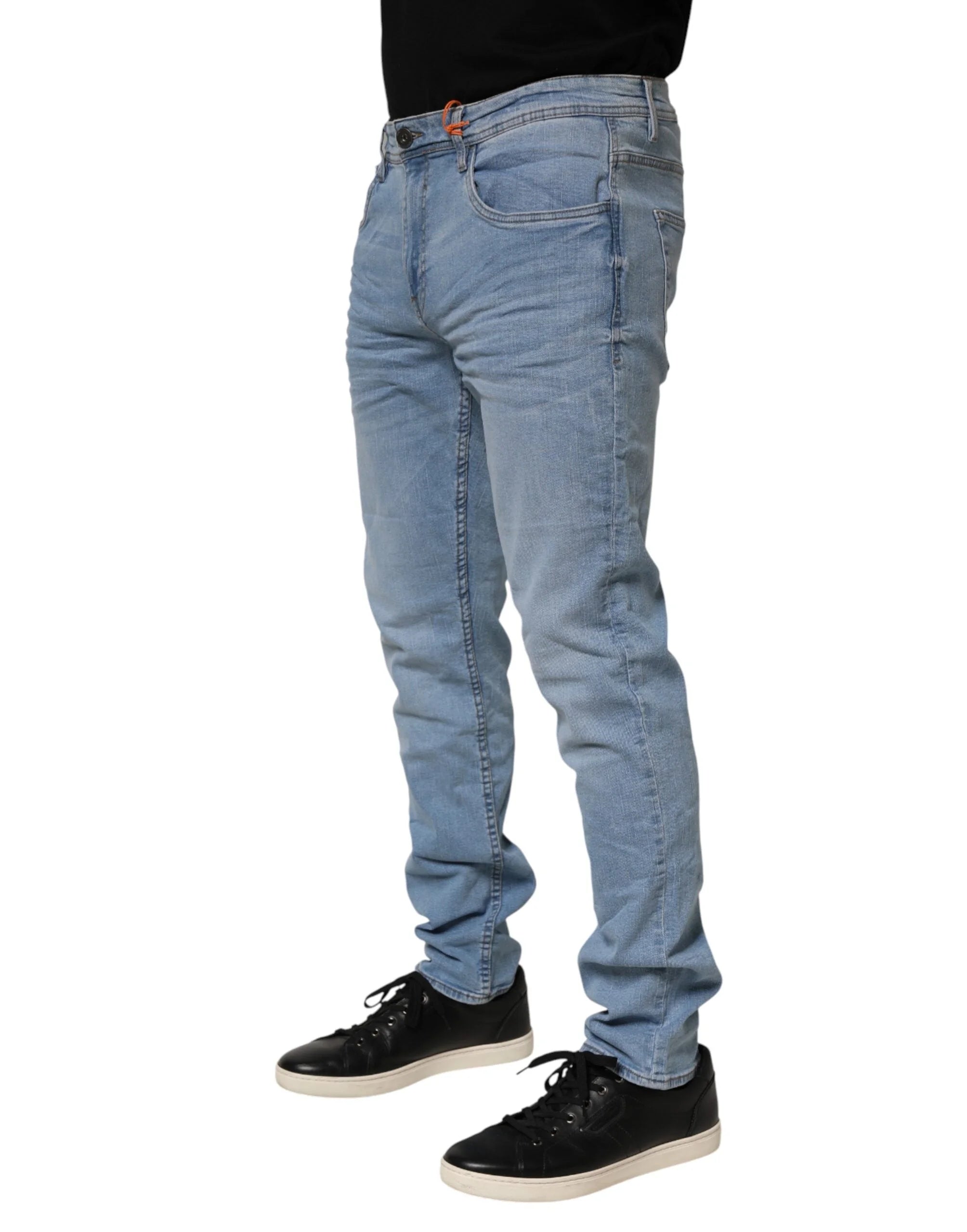 Blend Light Blue Twister Low Waist Slim Fit Men Denim Jeans - Jeans