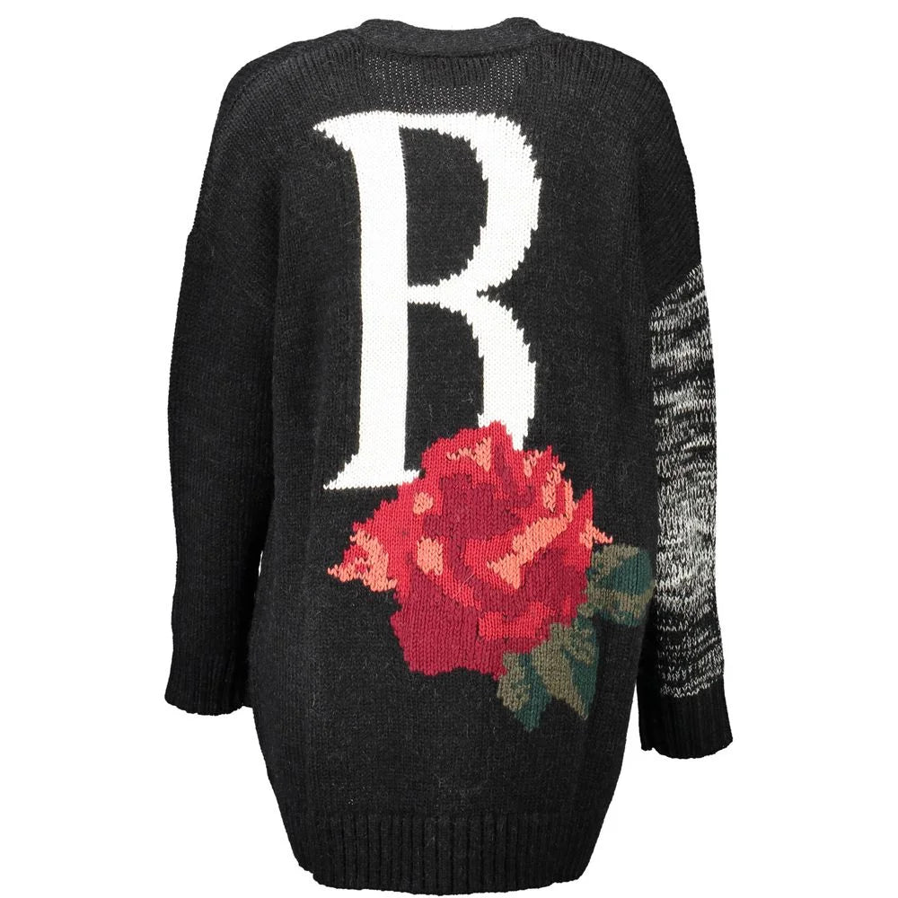 Blugirl Black Wool Sweater - Cardigans