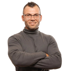 BMW Black Men Glasses Frame - Eyeglasses