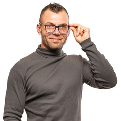 BMW Blue Men Glasses Frame - Eyeglasses