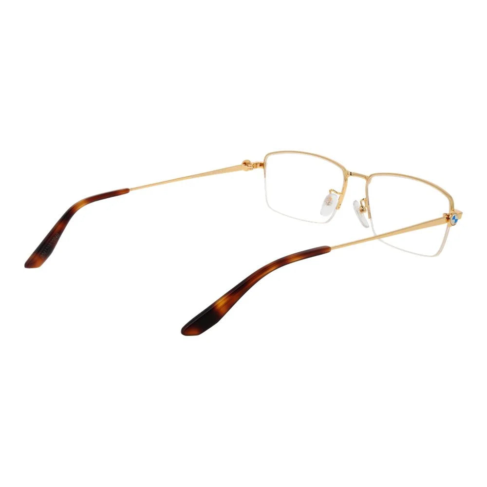 BMW Gold Men Glasses Frame - Eyeglasses