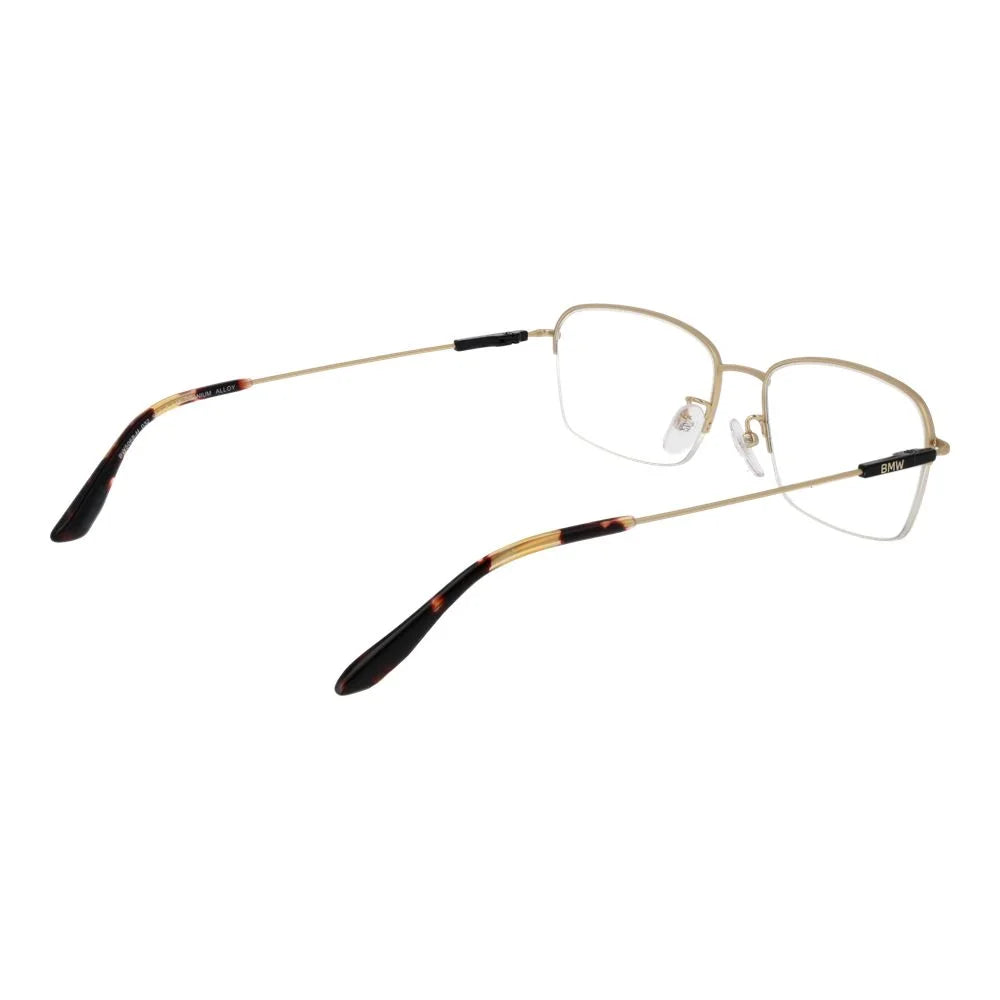 BMW Gold Men Glasses Frame - Eyeglasses