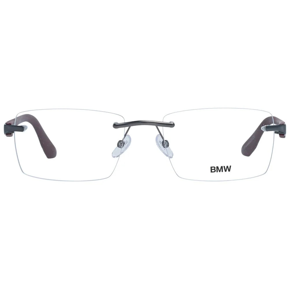 BMW Gray Men Glasses Frame - Eyeglasses