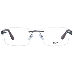 BMW Gray Men Glasses Frame - Eyeglasses