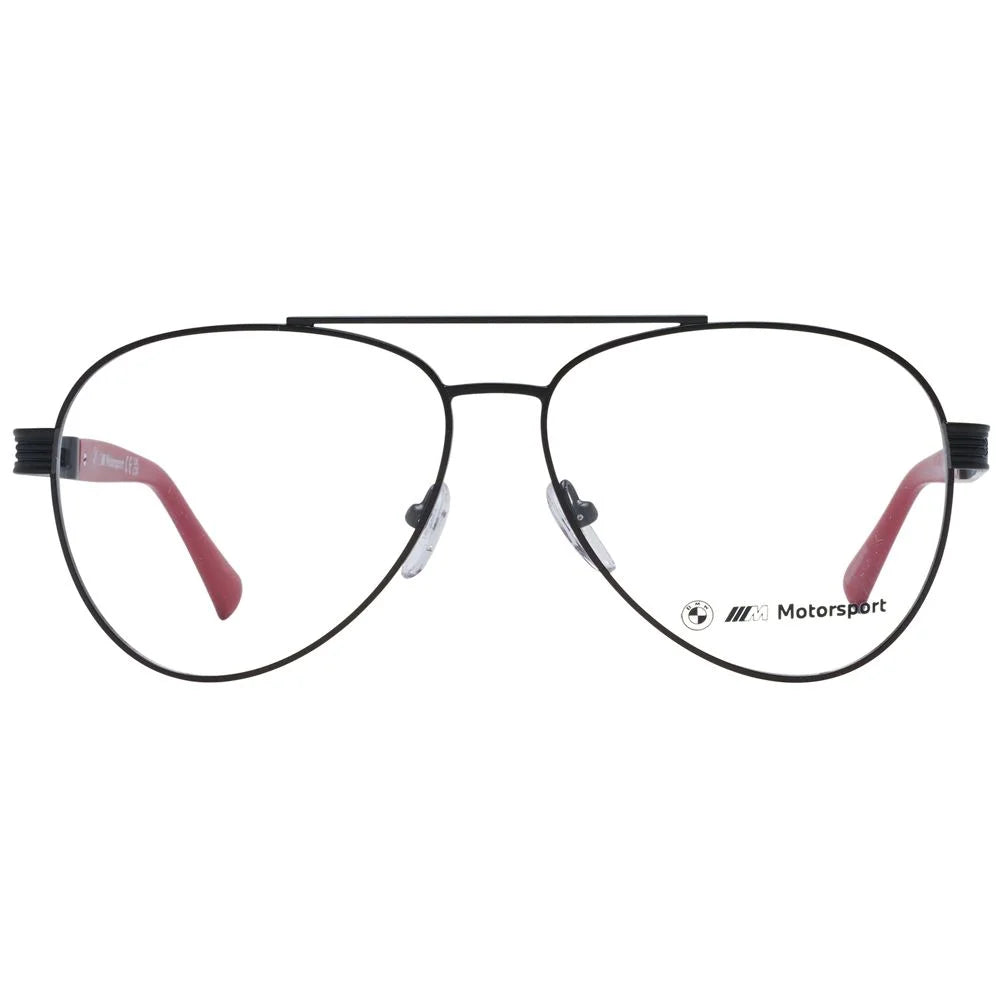 BMW Motorsport Black Men Glasses Frame - Eyeglasses
