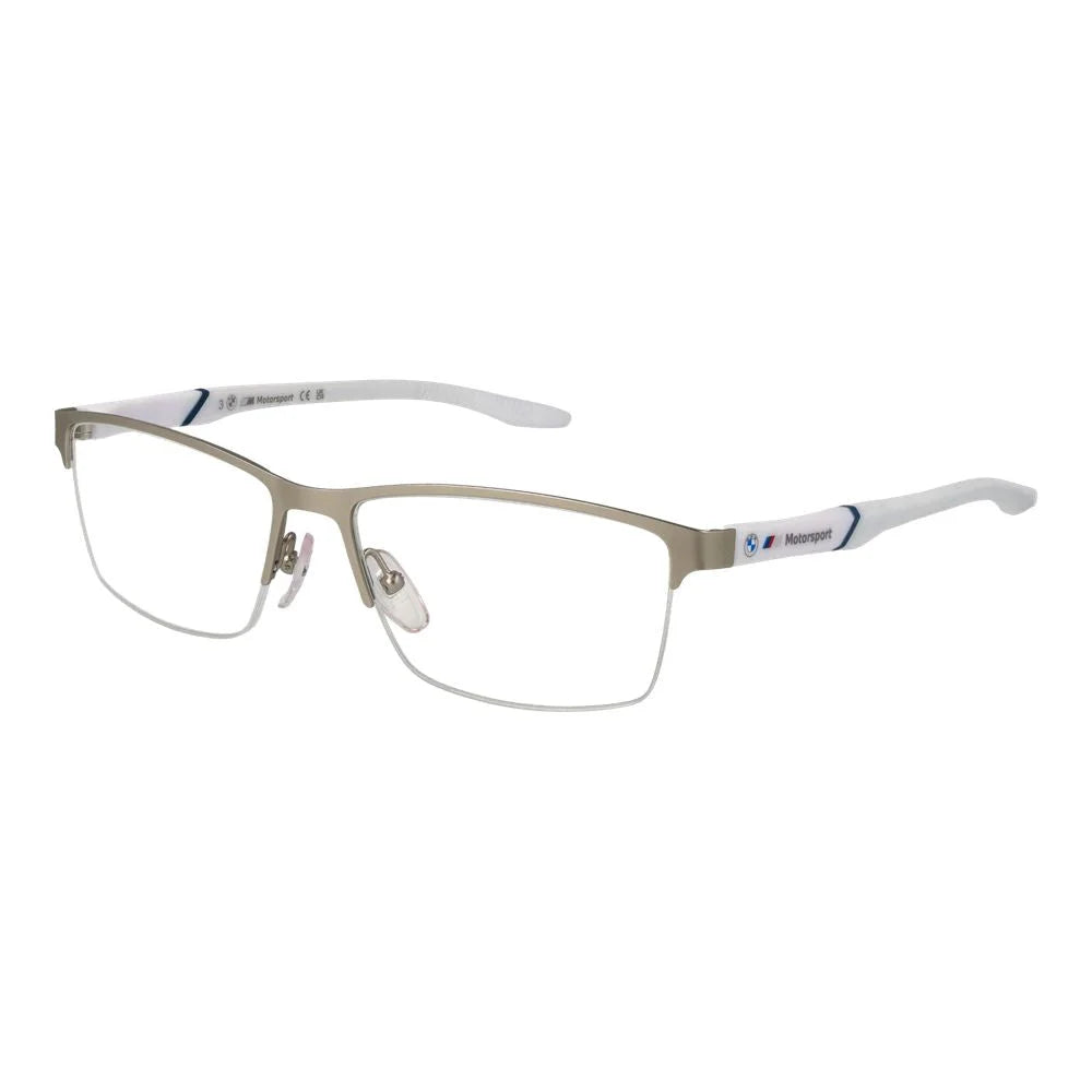 BMW Motorsport Silver Men Glasses Frame - Eyeglasses
