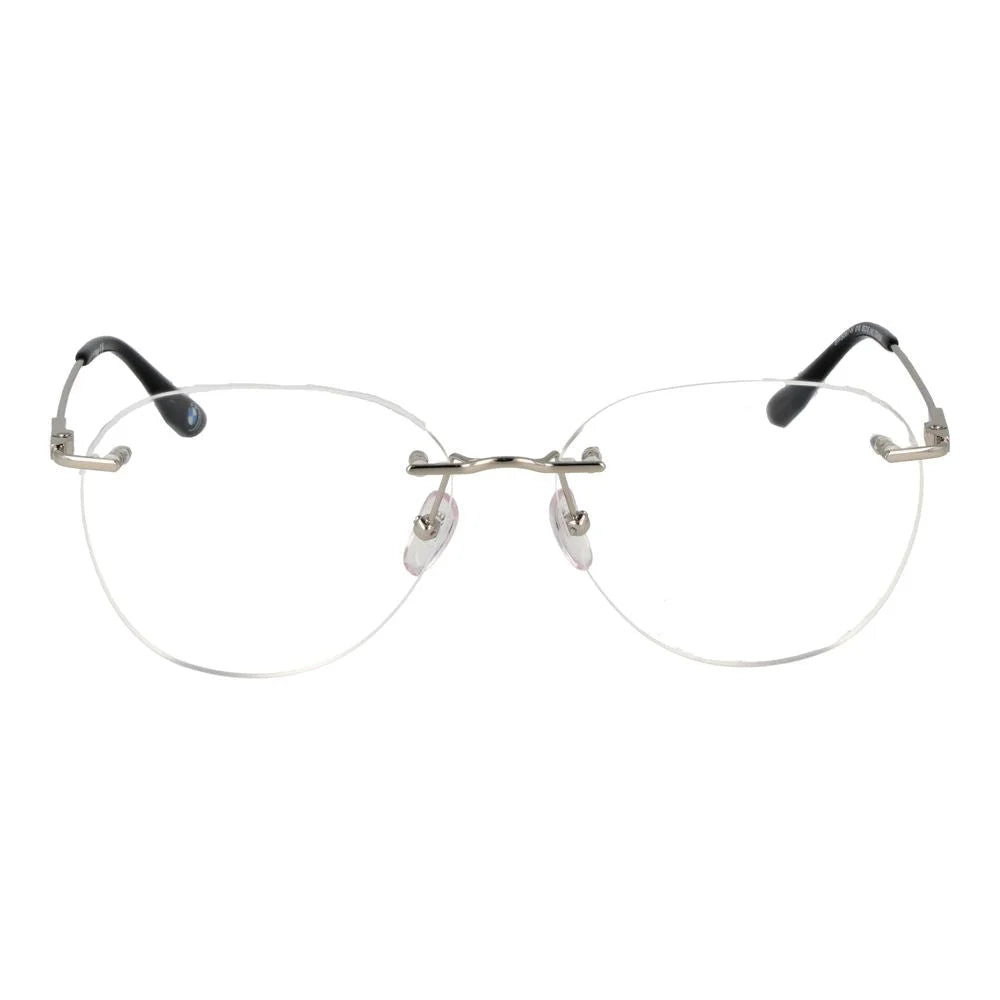 BMW Silver Men Glasses Frame - Eyeglasses