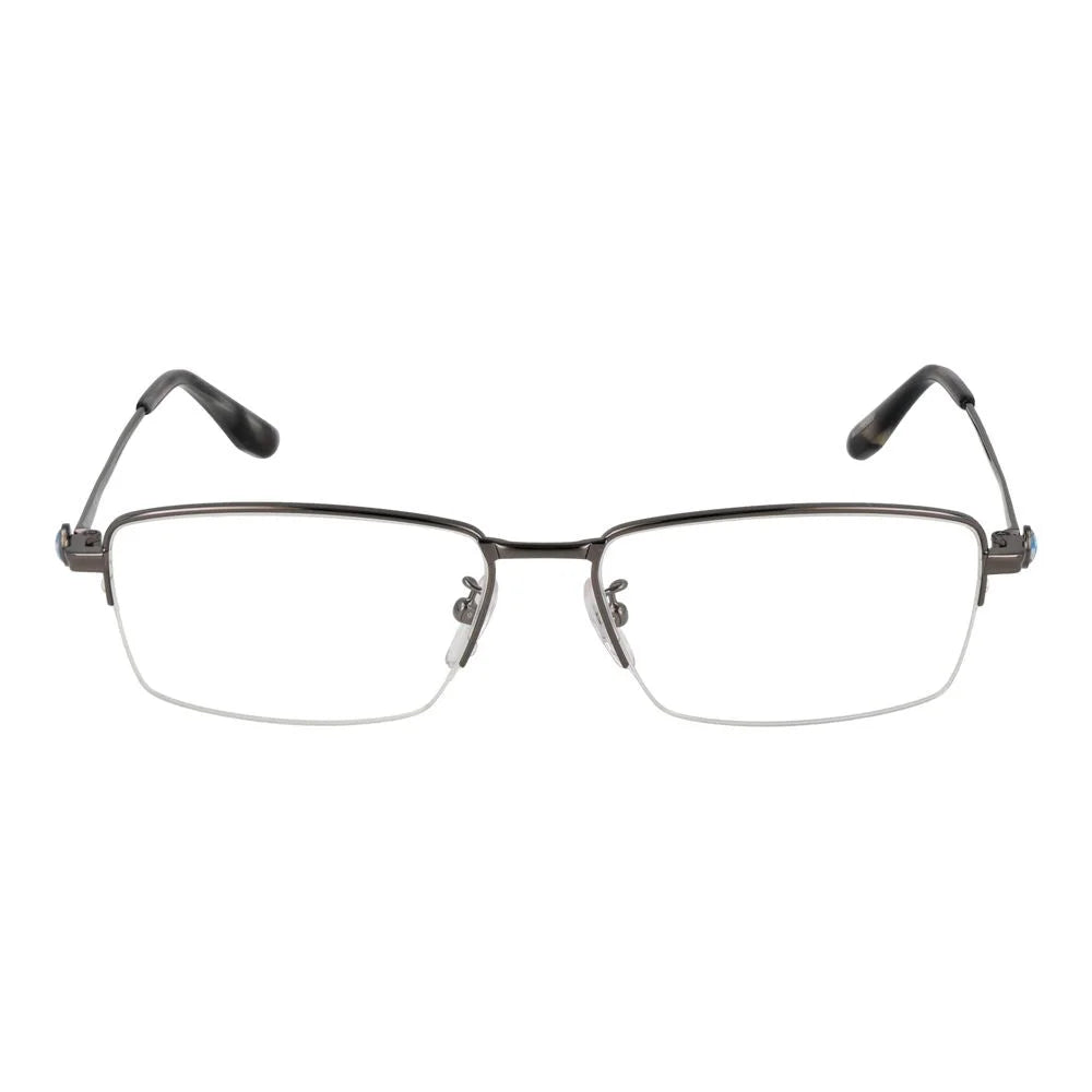 BMW Silver Men Glasses Frame - Eyeglasses