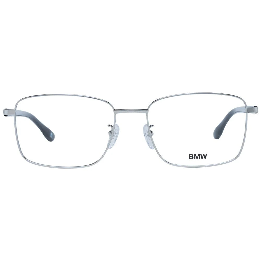 BMW Silver Men Glasses Frame - Eyeglasses