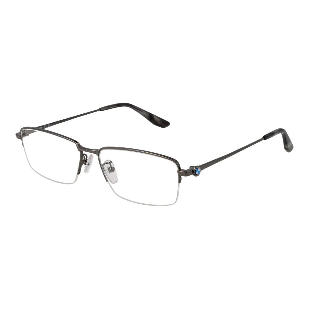 BMW Silver Men Glasses Frame - Eyeglasses