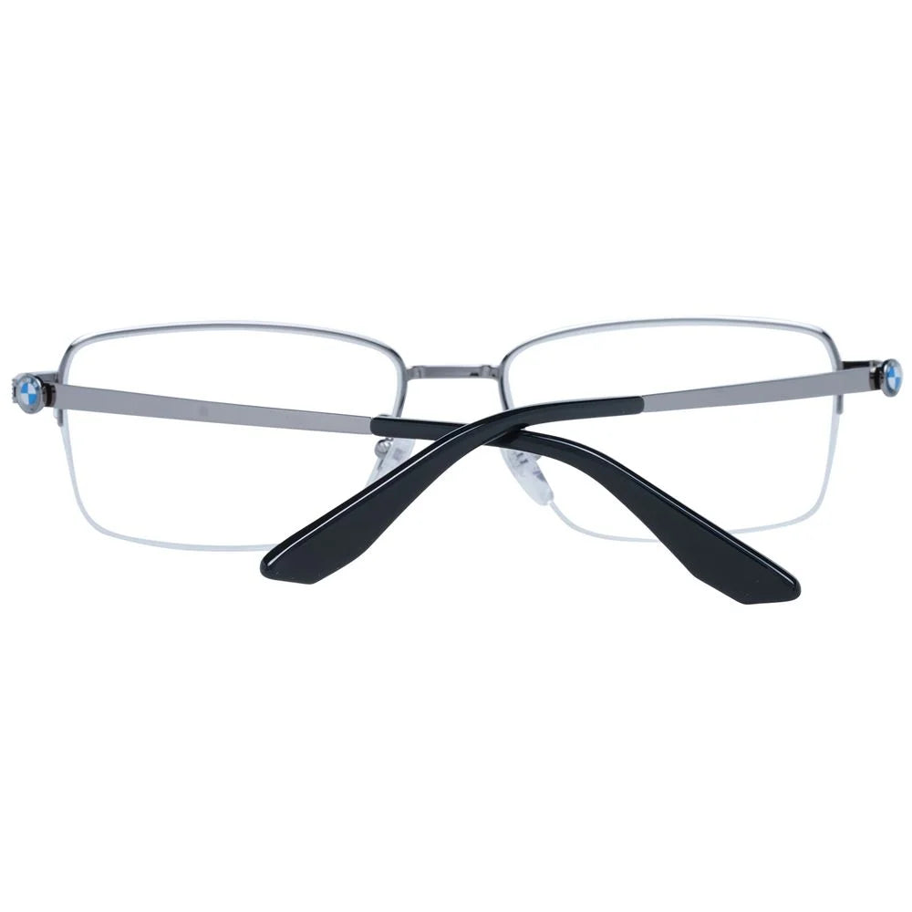 BMW Silver Men Glasses Frame - Eyeglasses