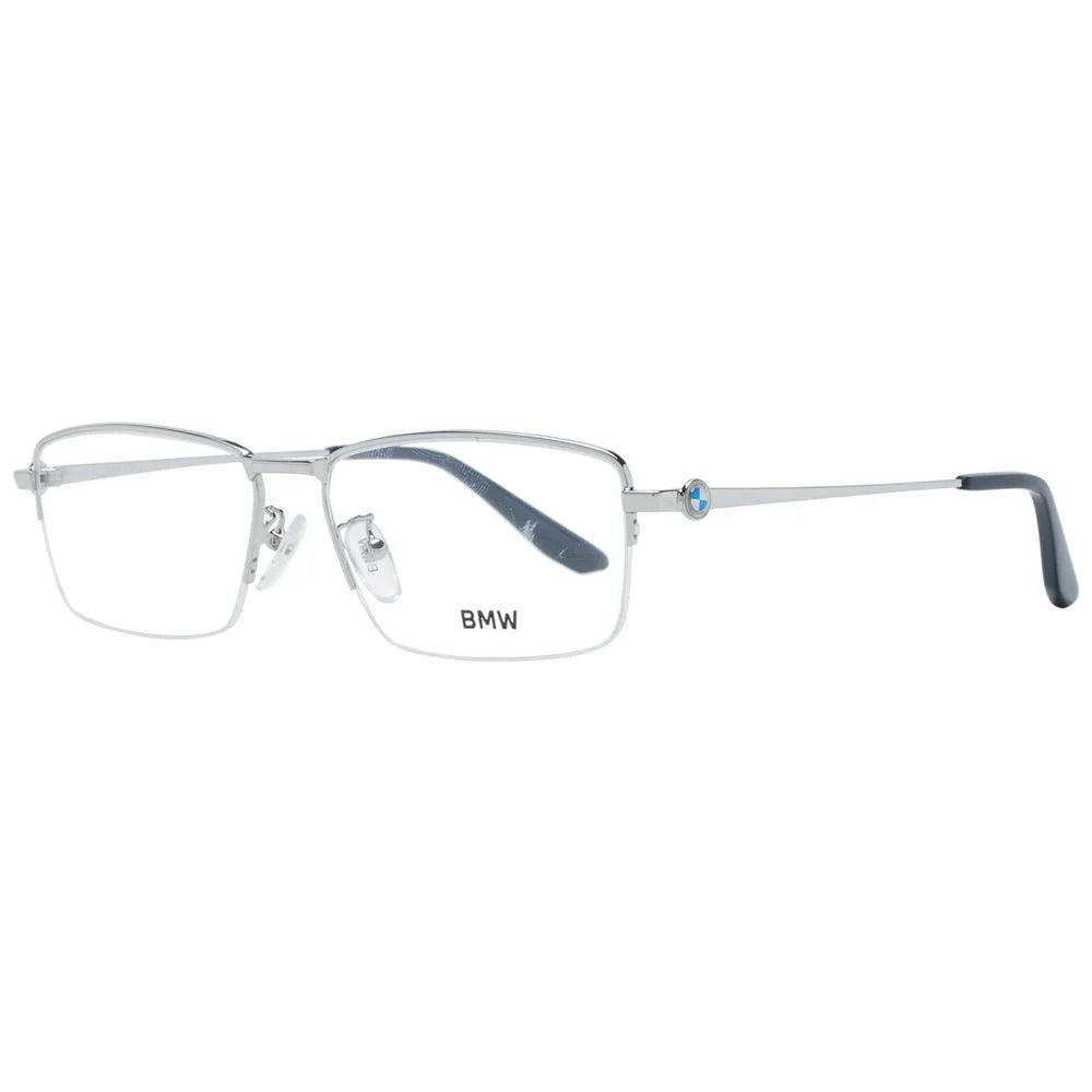 BMW Silver Men Glasses Frame - Eyeglasses