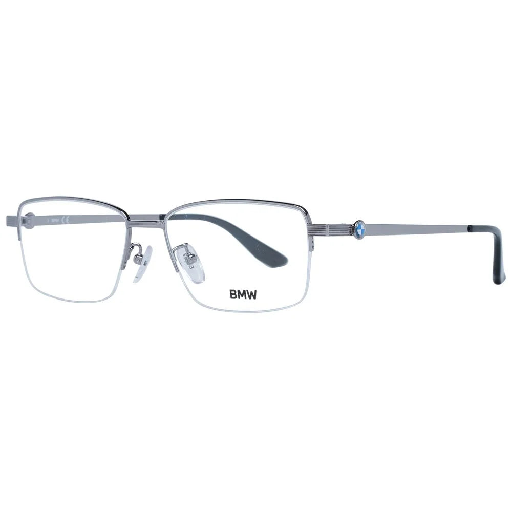 BMW Silver Men Glasses Frame - Eyeglasses