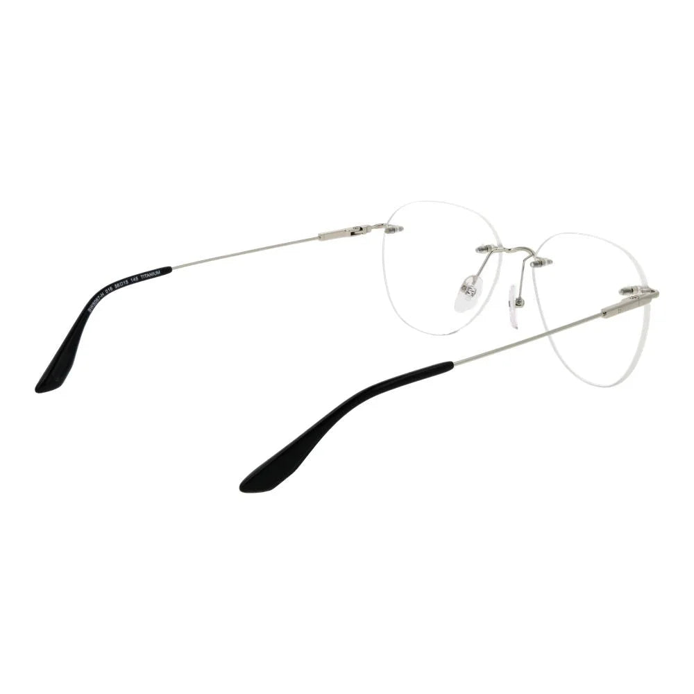 BMW Silver Men Glasses Frame - Eyeglasses