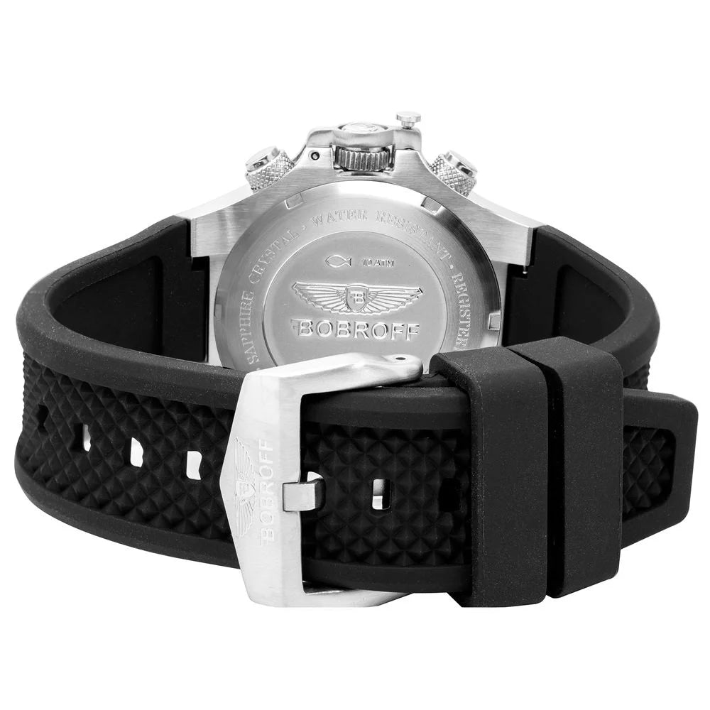 Bobroff Black Rubber Watch - Watches