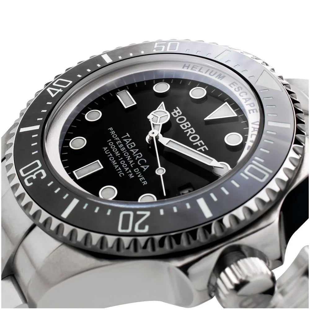 Bobroff Gray Stainless Steel Watch