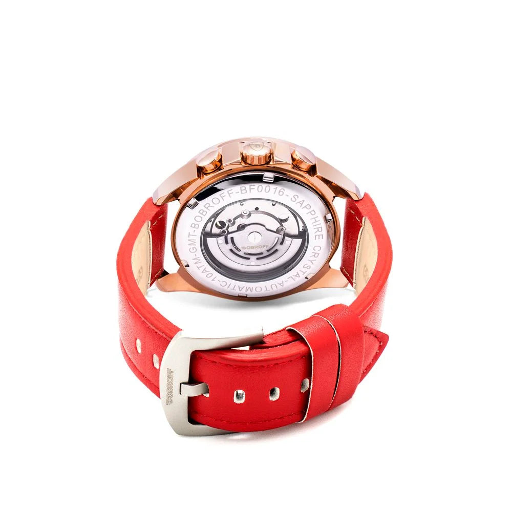 Bobroff Red Leather Watch - Watches