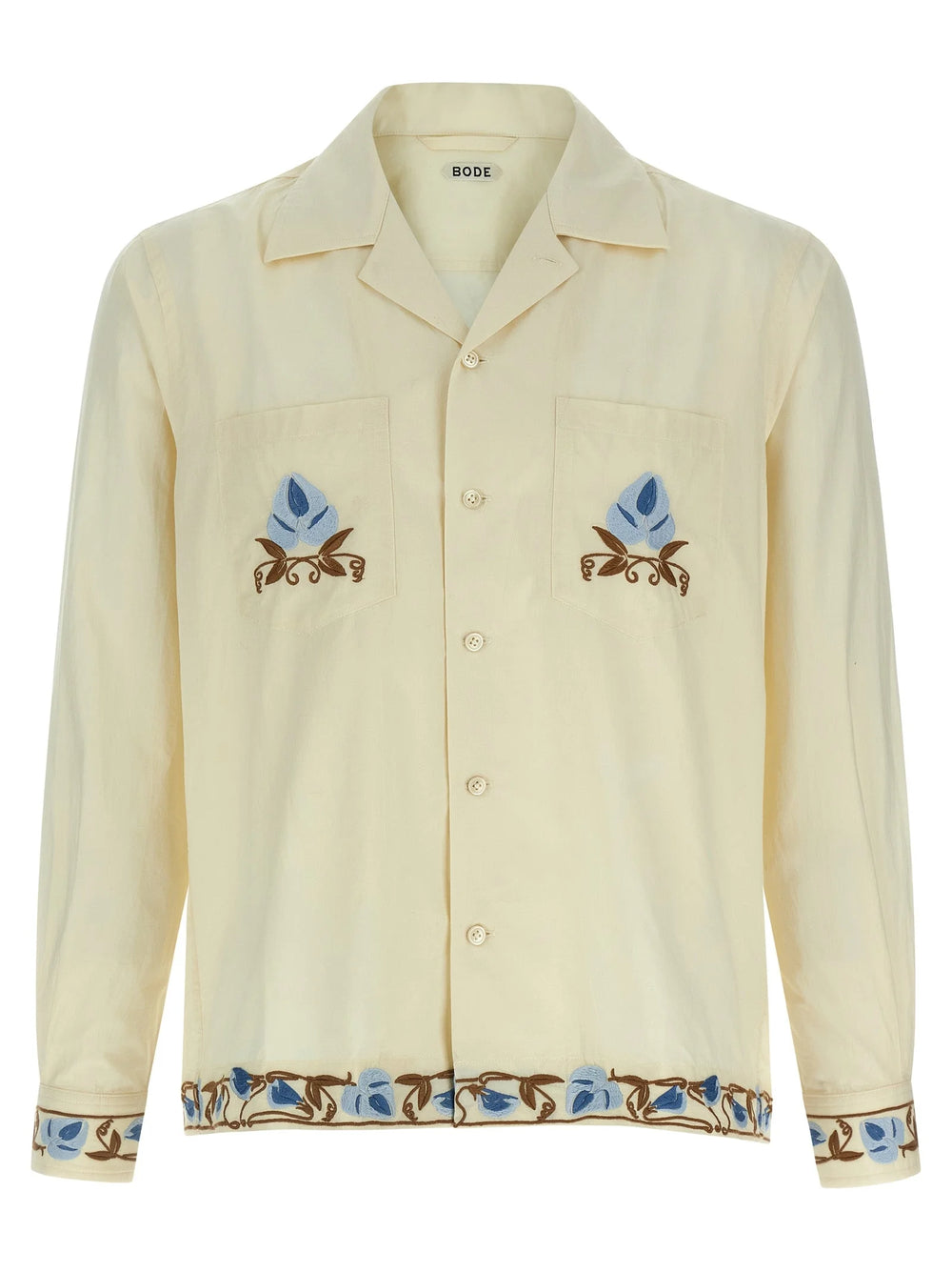 BODE Beige Cotton Blouse