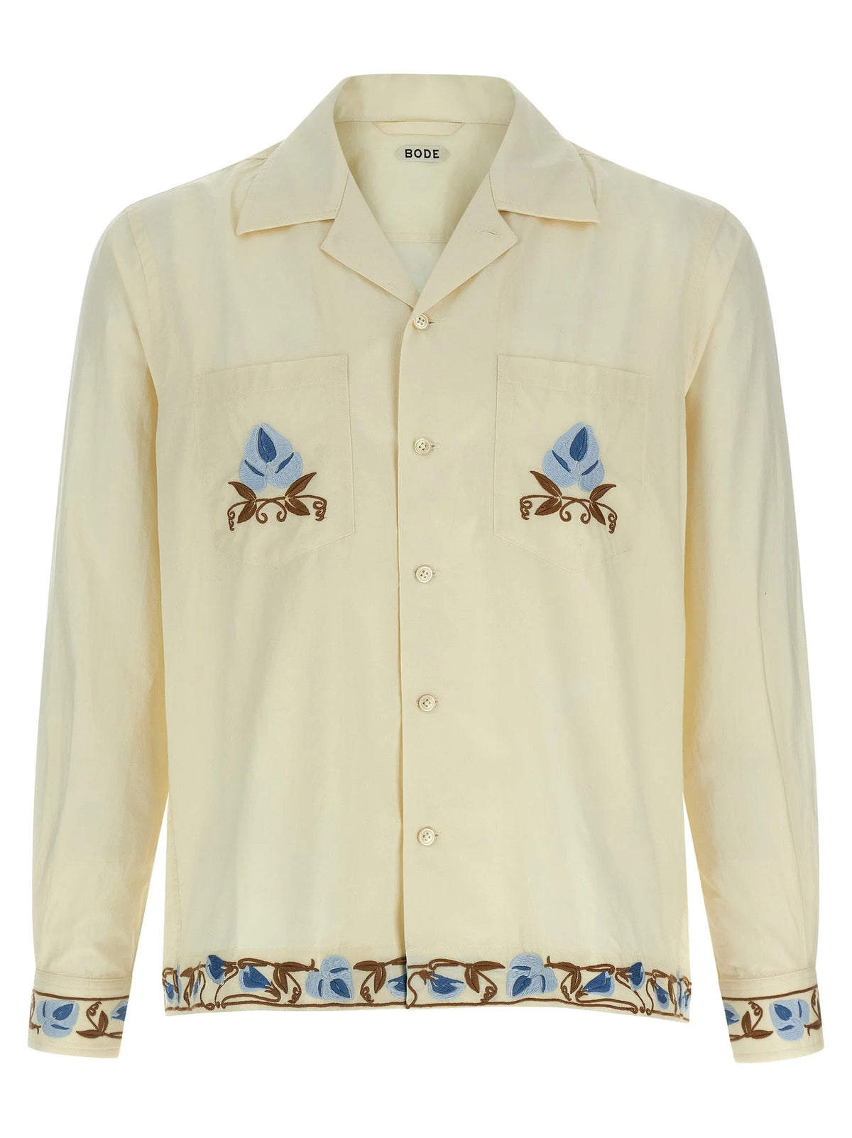 BODE Beige Cotton Blouse