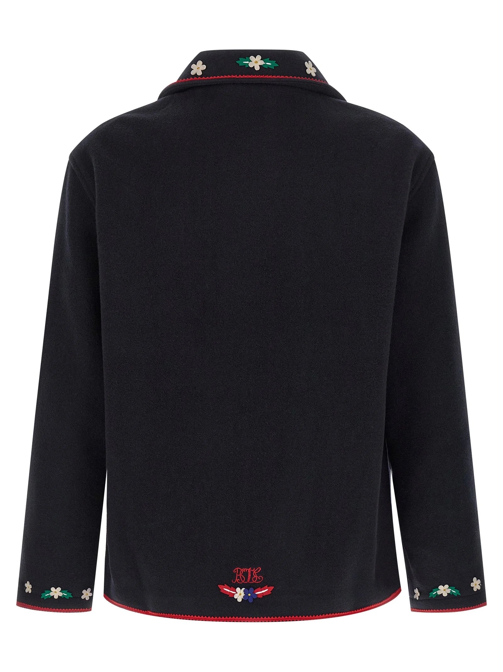BODE Blue Wool Full-Length Jacket - XL