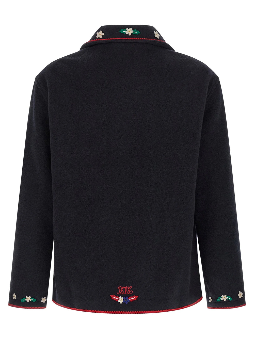 BODE Blue Wool Full-Length Jacket - XL