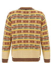 BODE Multicolor Wool Cardigan