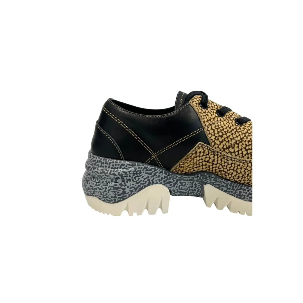 Borbonese Beige Genuine Leather Sneaker