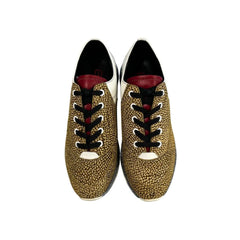 Borbonese Beige Leather Women Sneaker