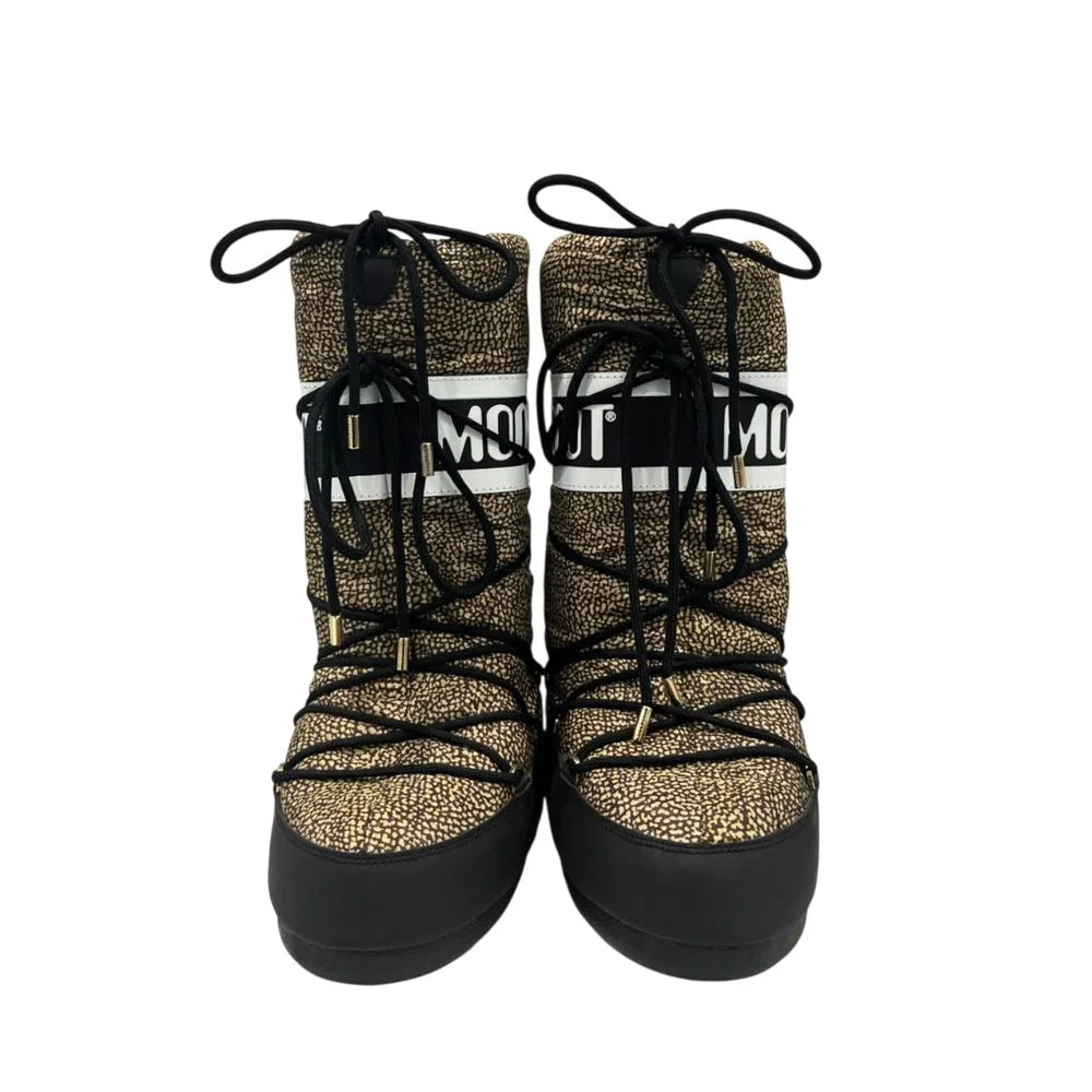Borbonese Beige Textile Women Boot - EU35/US5