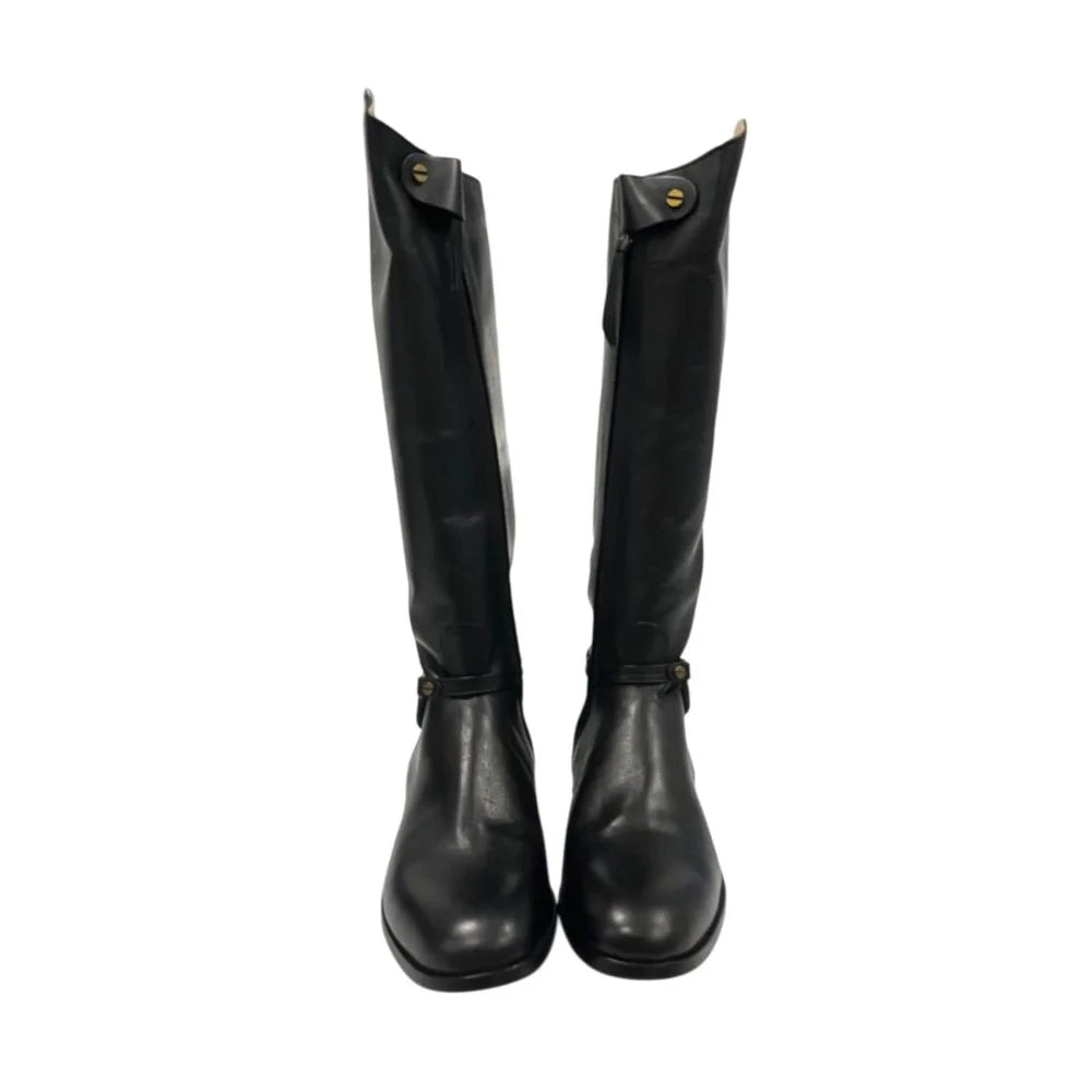 Borbonese Black Leather Women Boot