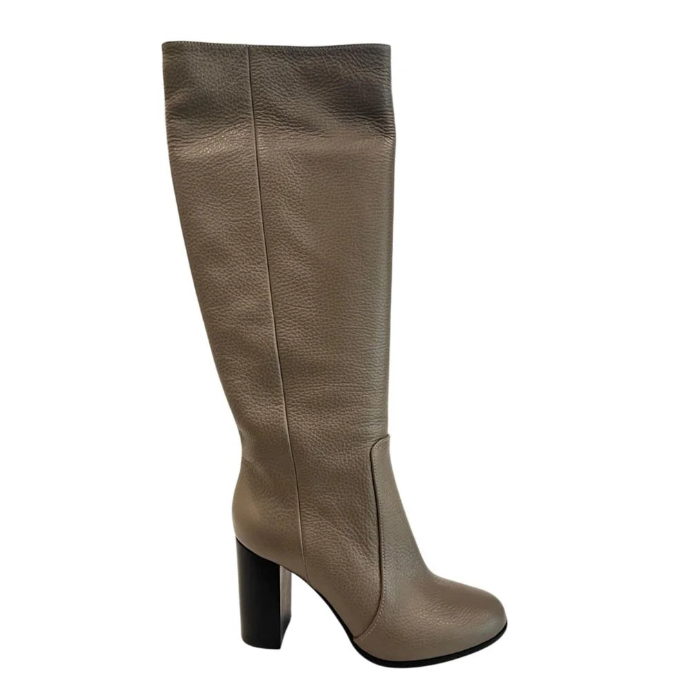 Borbonese Brown Leather Women Boot - EU37/US7