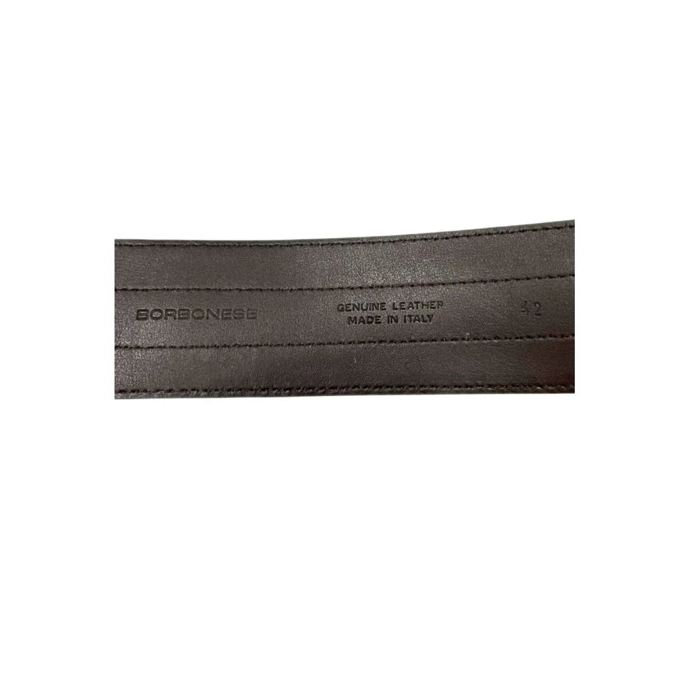 Borbonese Green Genuine Leather Women Belt - UNI