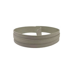 Borbonese Grey Genuine Leather Women’s Belt - UNI