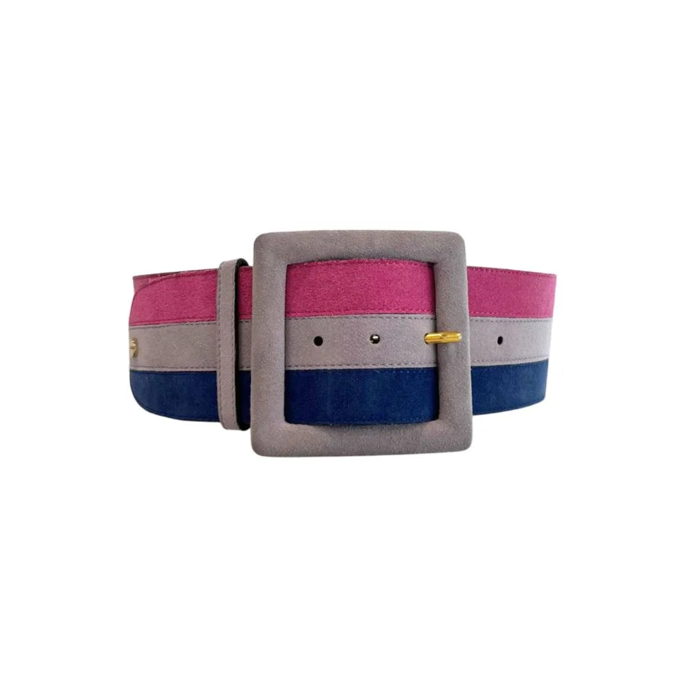 Borbonese Multicolor Genuine Leather Women Belt - UNI