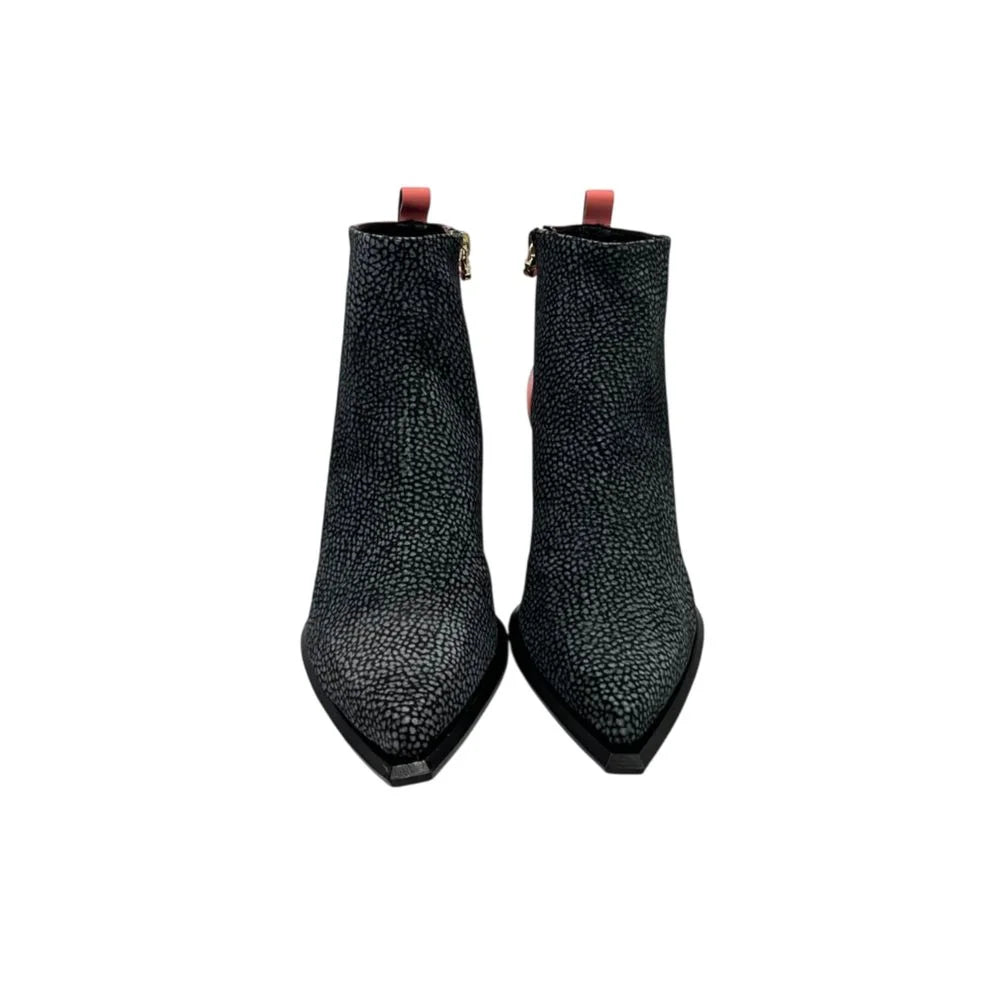 Borbonese Pink Genuine Leather Women Boot - EU37/US7