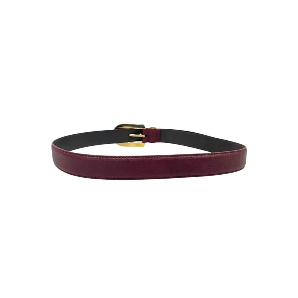 Borbonese Red Leather Women Belt - UNI