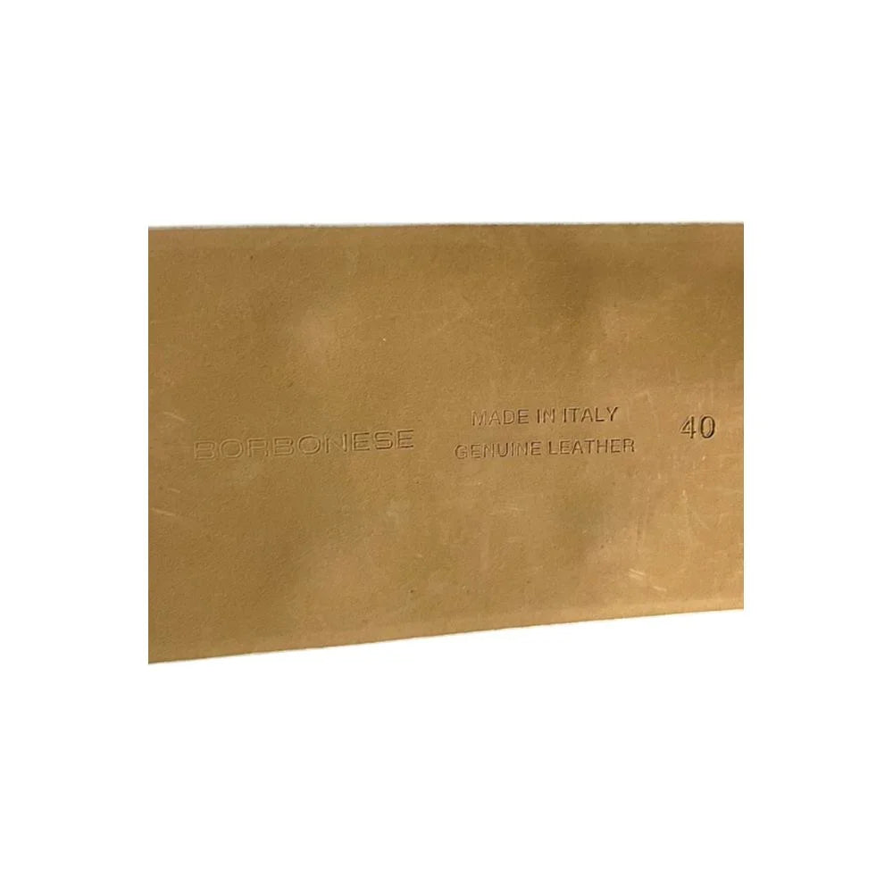 Borbonese White Genuine Leather Women Belt - UNI