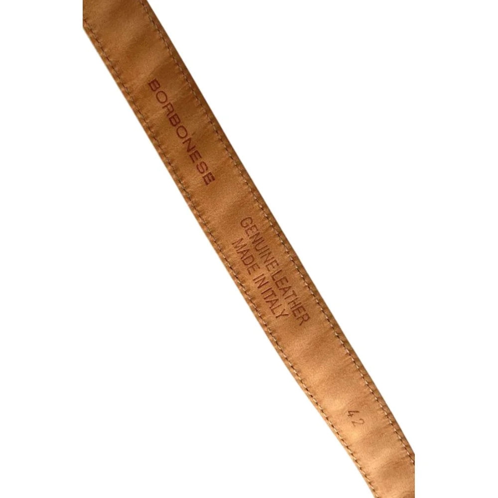 Borbonese White Leather Women’s Belt - UNI