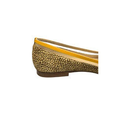 Borbonese Yellow Leather Women Sandal - EU37/US7