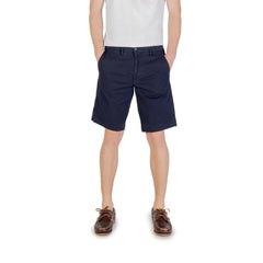Borghese Blue Cotton Bermuda