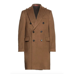 Borgia Beige Elegance Coat - Overcoats
