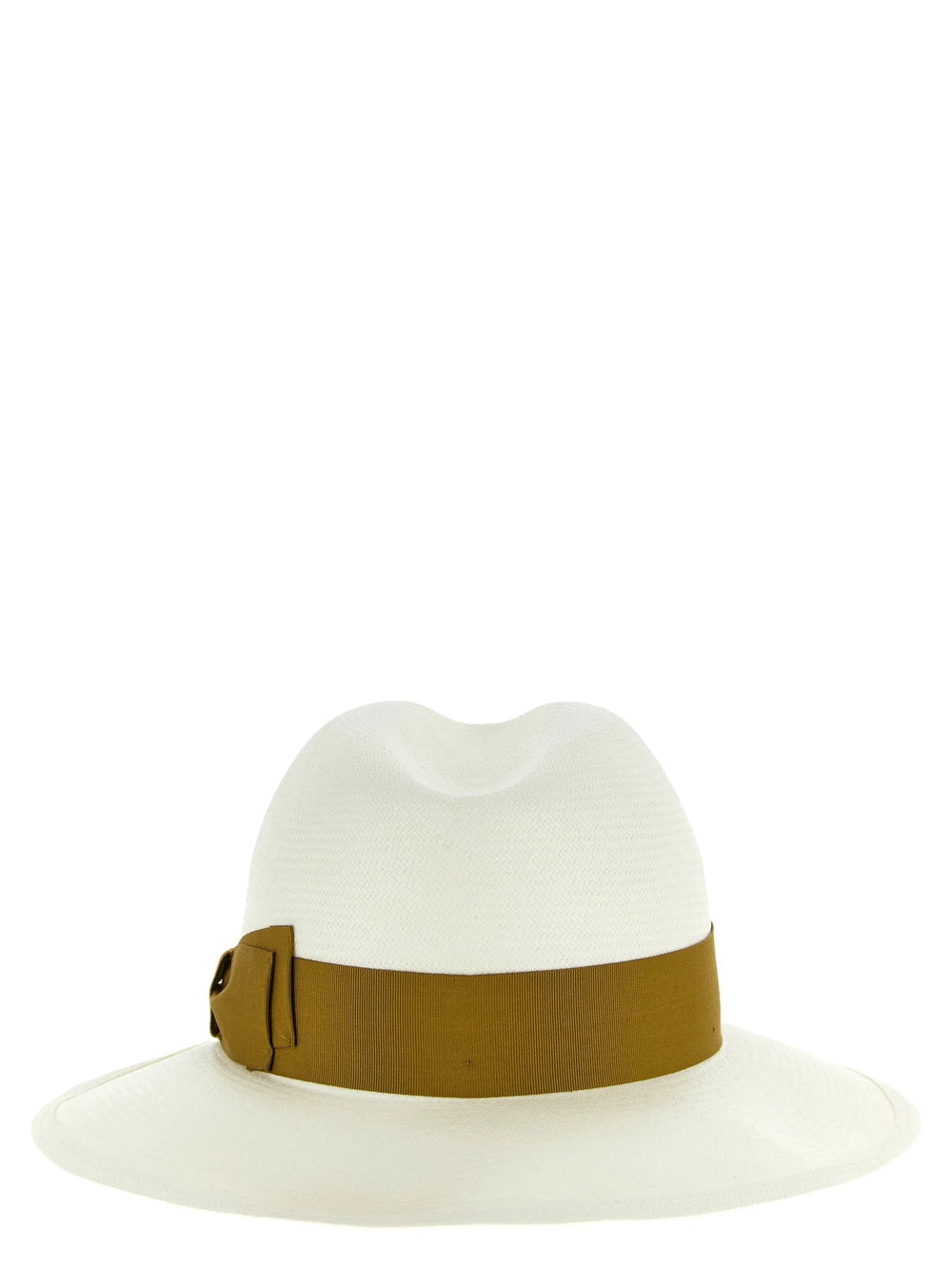 Borsalino Brown Hemp Fedora - 57 cm|S