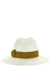Borsalino Brown Hemp Fedora - 57 cm|S