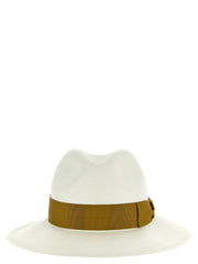 Borsalino Brown Hemp Fedora - 57 cm|S