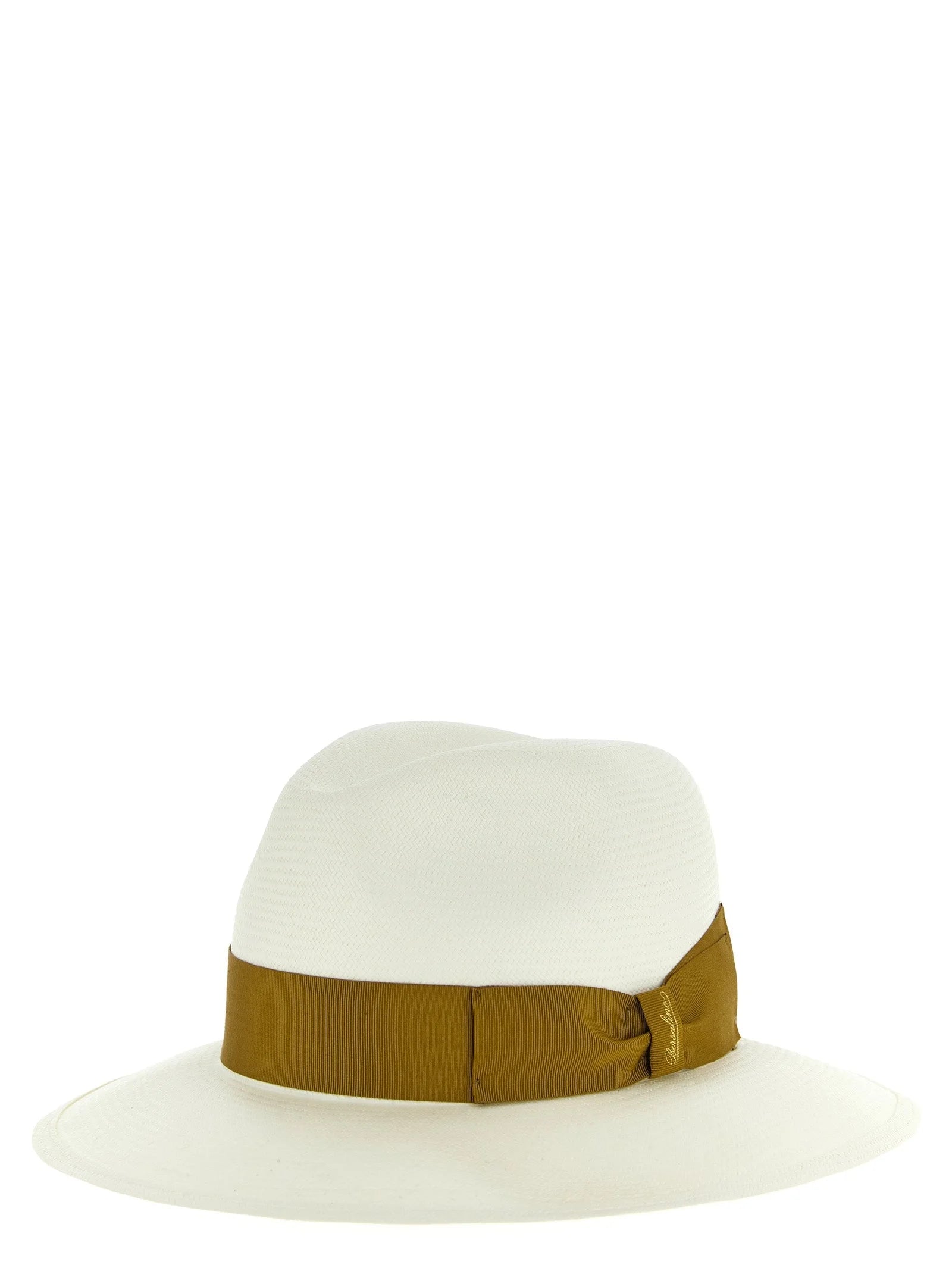 Borsalino Brown Hemp Fedora - 57 cm|S